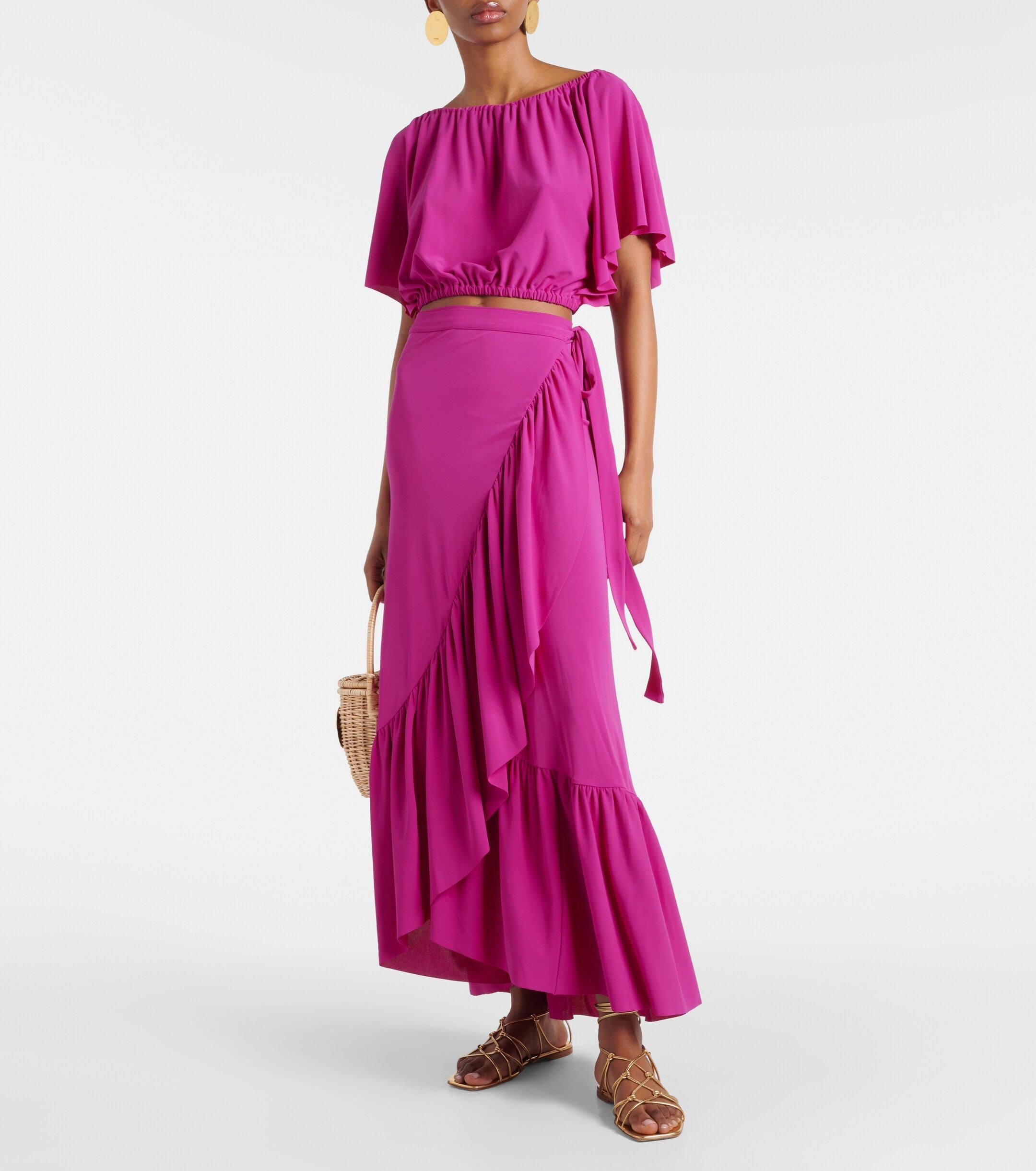 Womens Eres Days Tops In Fushia