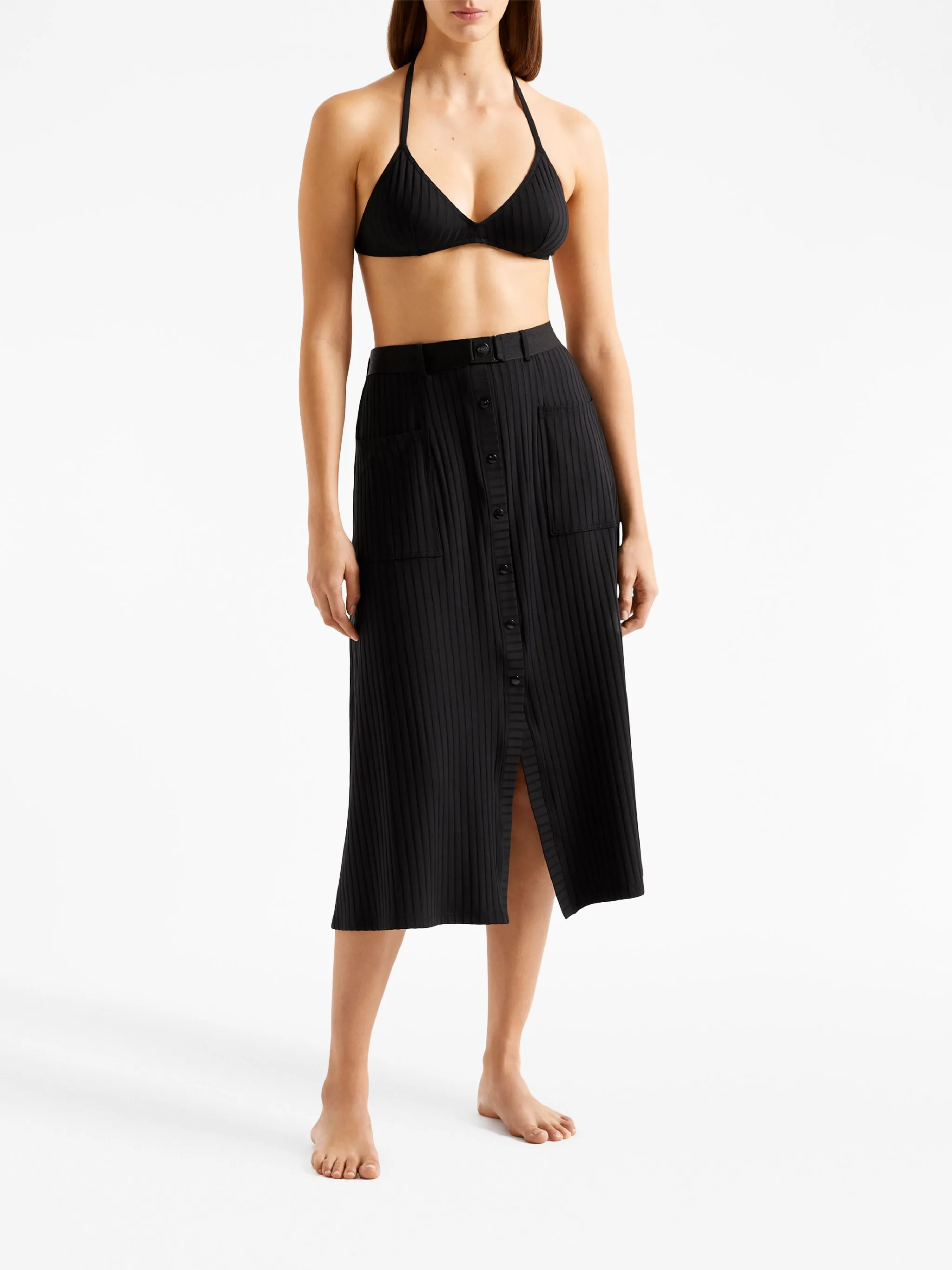 Womens Eres Midi Skirts In Black