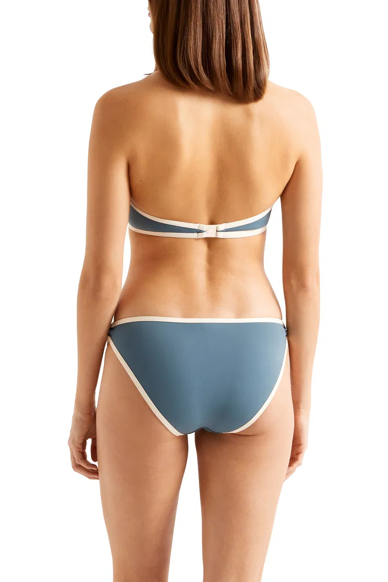 Womens Eres Bikini Tops In Blue Cream