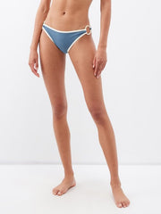 Womens Eres Bikini Bottoms In Blue Cream