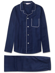 Mens Derek Rose Pyjama Sets In Navy