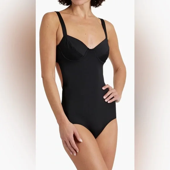Womens Norma Kamali Fashion Swimsuit In Black