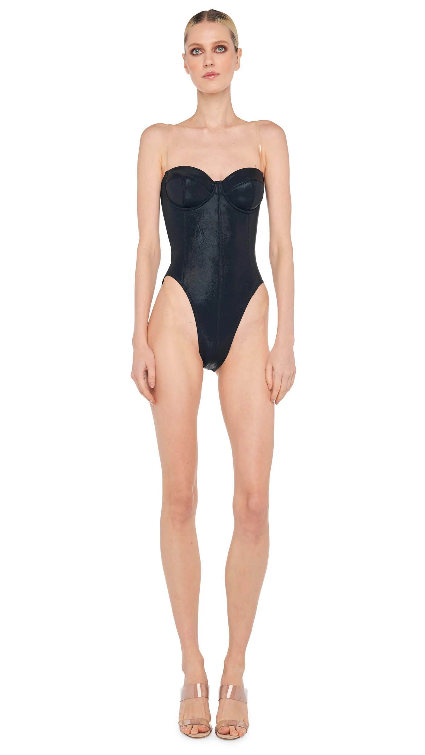 Womens Norma Kamali Fashion Swimsuit In Black