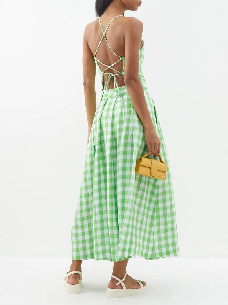 Womens Mara Hoffman Days Tops In Green White