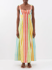 Womens Le Sirenuse Positano Long Sun Dresses In Multi Stripe