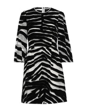 Dolce&Gabbana Women's Round Neck Zip Mini Dress