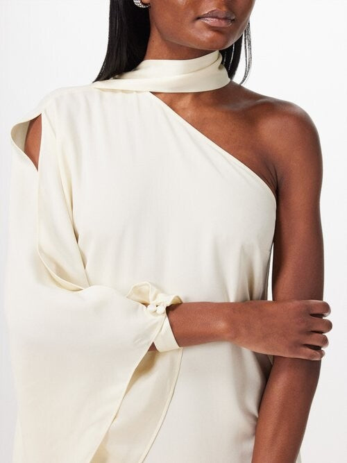 Womens Taller Marmo Occasion Dress In Ivory
