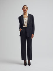 Womens Blaze Tailored Trousers In Dark Navy