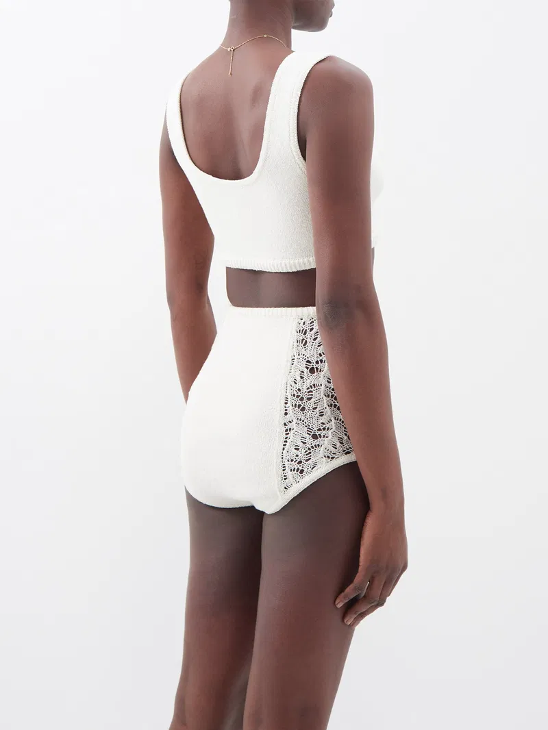 Womens Le Kasha Casual Shorts In White