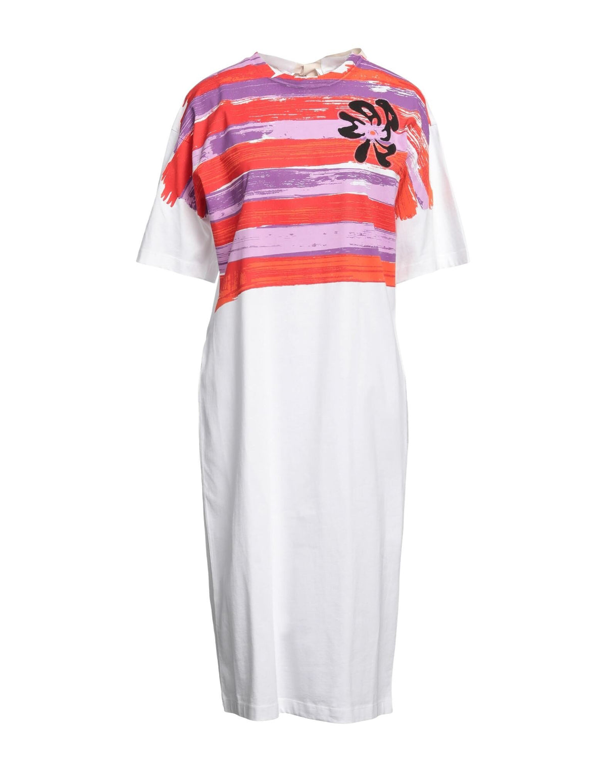 Marni Women's Round Neck Jersey Midi Dress