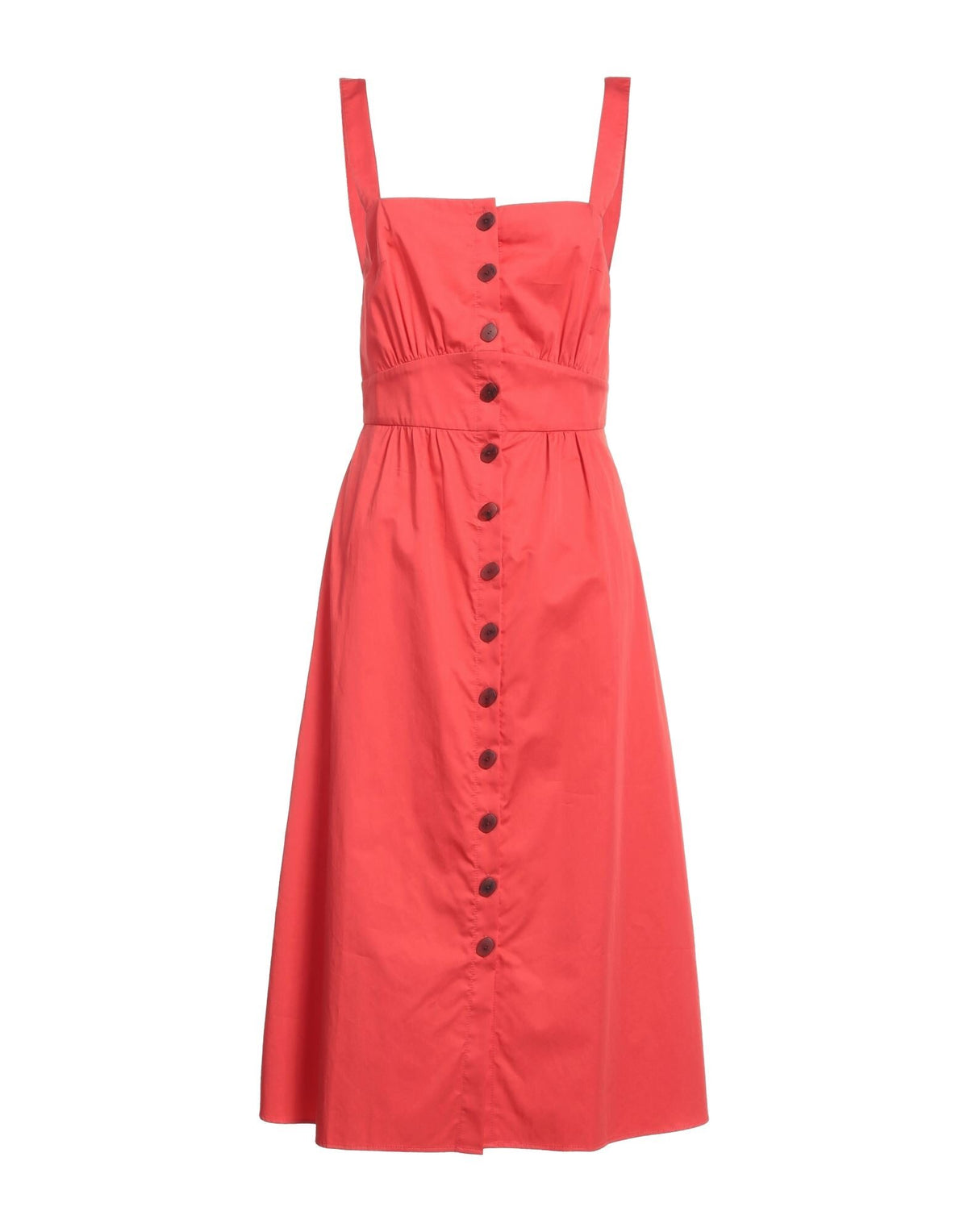 Ba&Sh Women's Flared Button Midi Dress