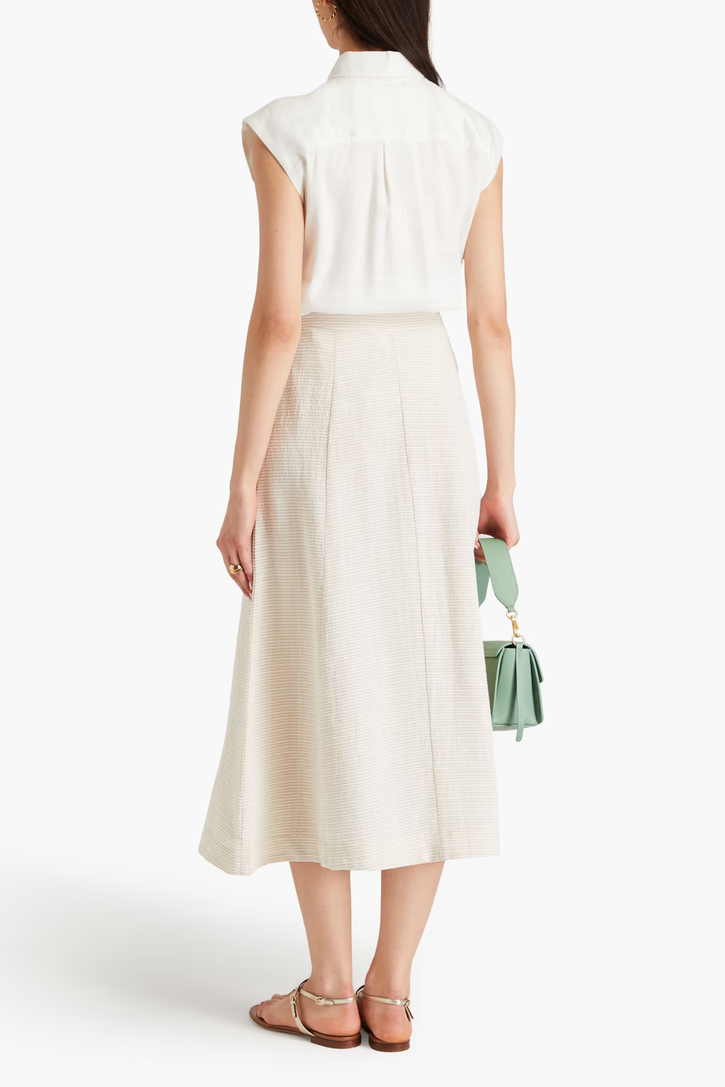 Womens Casa Raki Midi Skirts In Cream