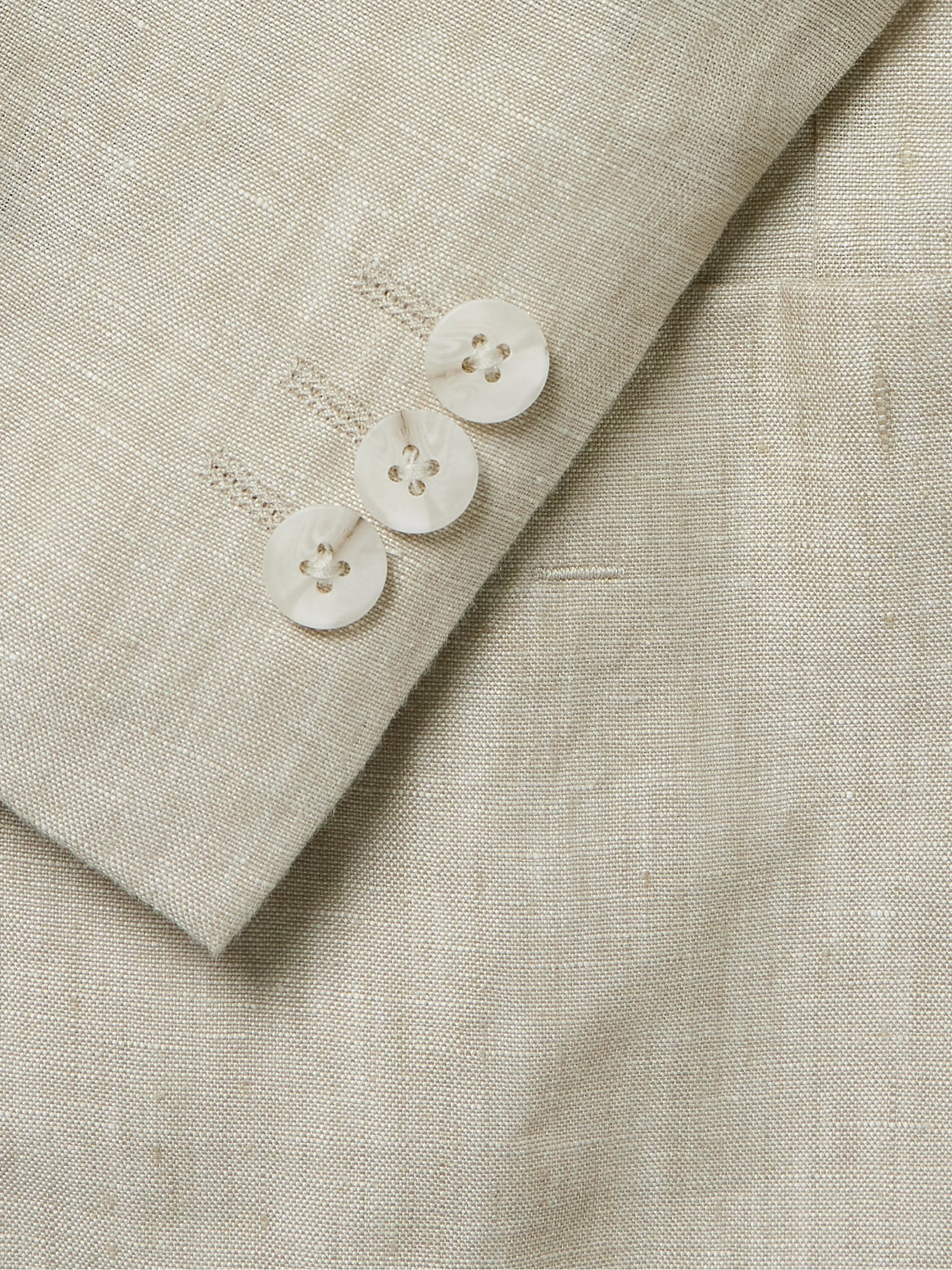 Mens Frescobol Carioca Casual Suit Jackets In Beige