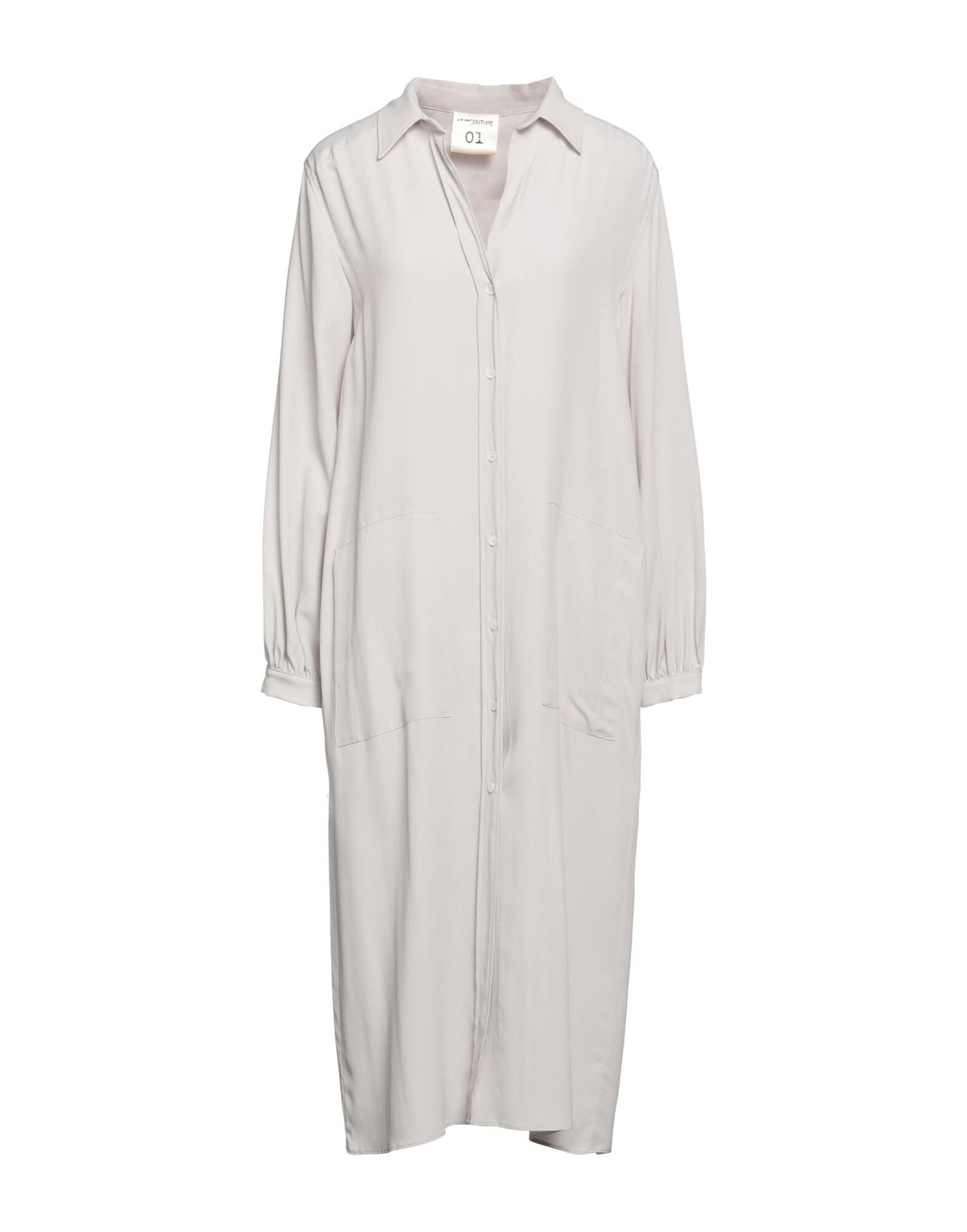 Semicouture Women's Crepe Button Midi Dress