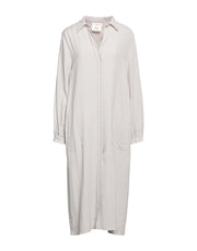 Semicouture Women's Crepe Button Midi Dress