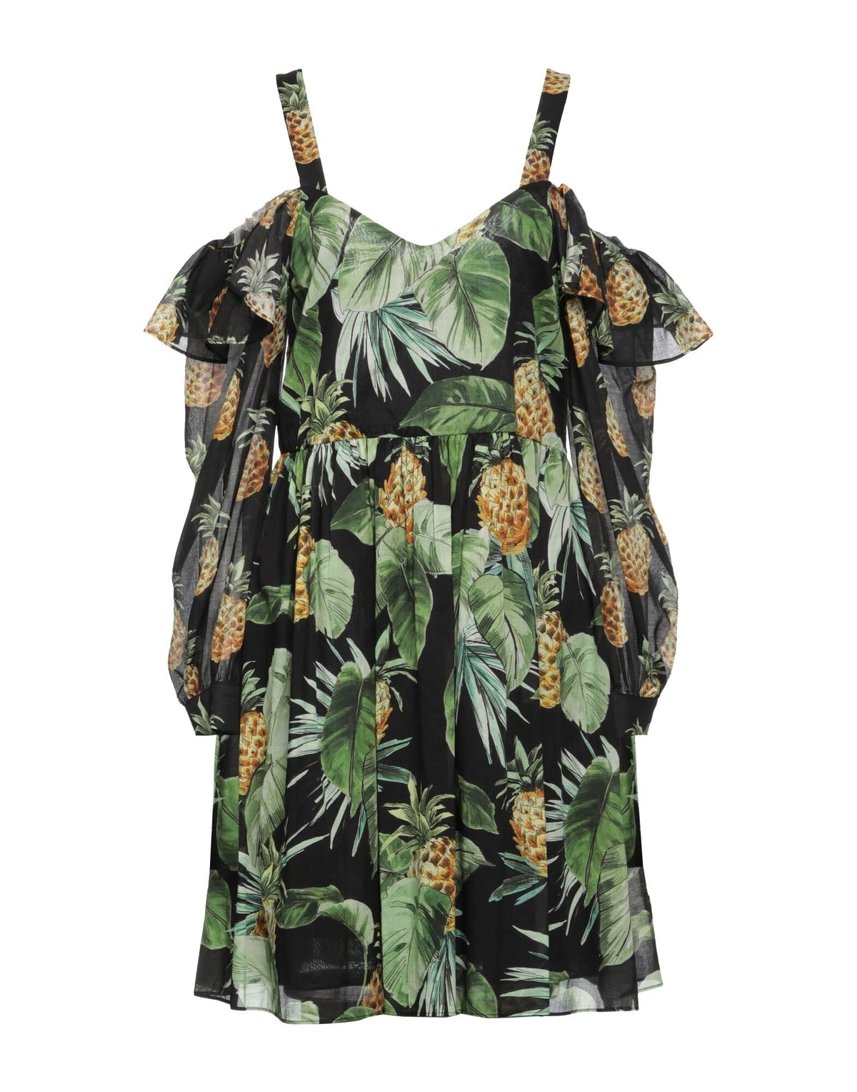 Twinset Women's V-Neck Floral Mini Dress