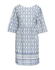 Ottod'Ame Women's Round Neck Lace Mini Dress