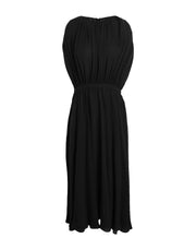 Valentino Garavani Women's Crew Neck Flared Maxi Dress