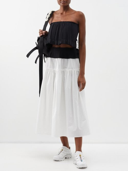 Womens Renata Brenha Crop Tops In Black