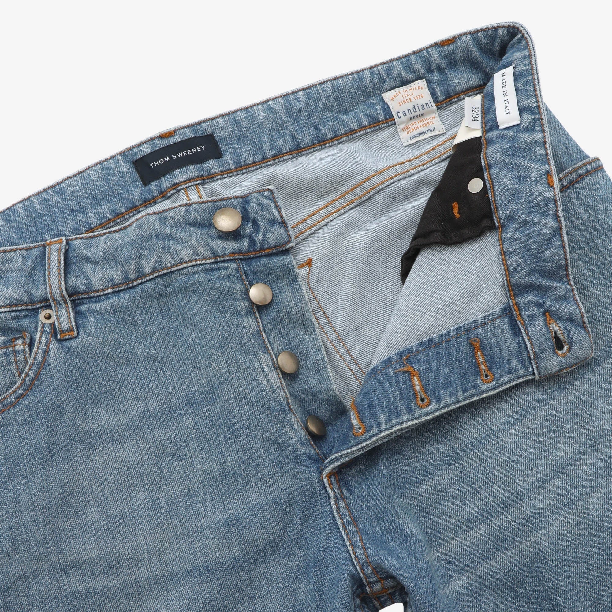 Mens Thom Sweeney Slim Jeans In Denim