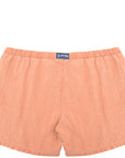 Vilbrequin Mens Barry Linen Garment Dyed Drawstring Short in Pink