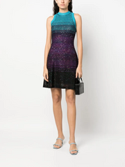 Missoni Womens Sequin-Embellished Knitted Dress
