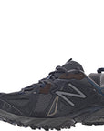 New Balance Mens Ml610 Suede Nubuck Mesh Lt Trainer in Black