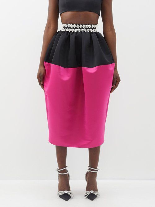 Womens Harbison Long Skirts In Pink Black