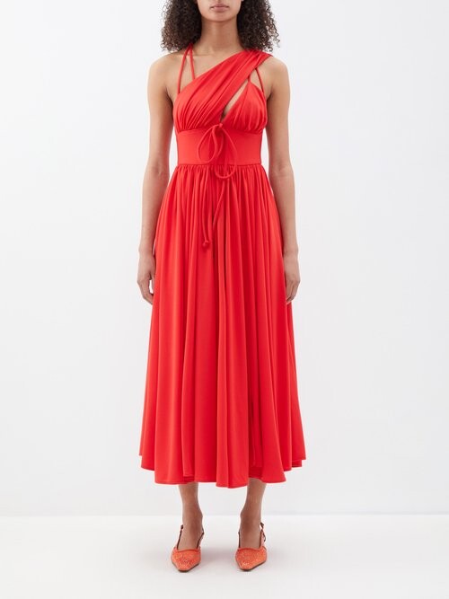 Womens Harbison Occasion Dress In Red
