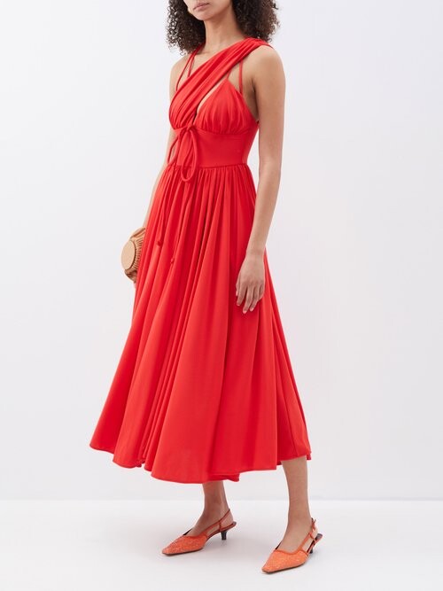 Womens Harbison Occasion Dress In Red