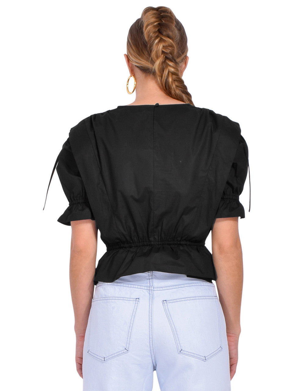 Womens Frame Denim Blouses In Black