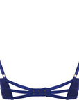 Agent Provocateur Womens Dioni Demi Cup Lace Bra in Blue