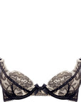 Agent Provocateur Womens Krystabell Underwire Mesh Lace Bra in Black