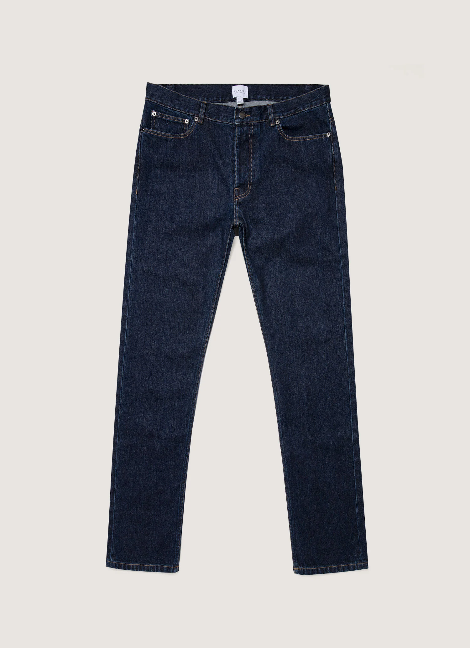 Mens Sunspel Slim Jeans In Indigo
