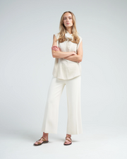 Womens Toteme Tailored Trousers In Cream