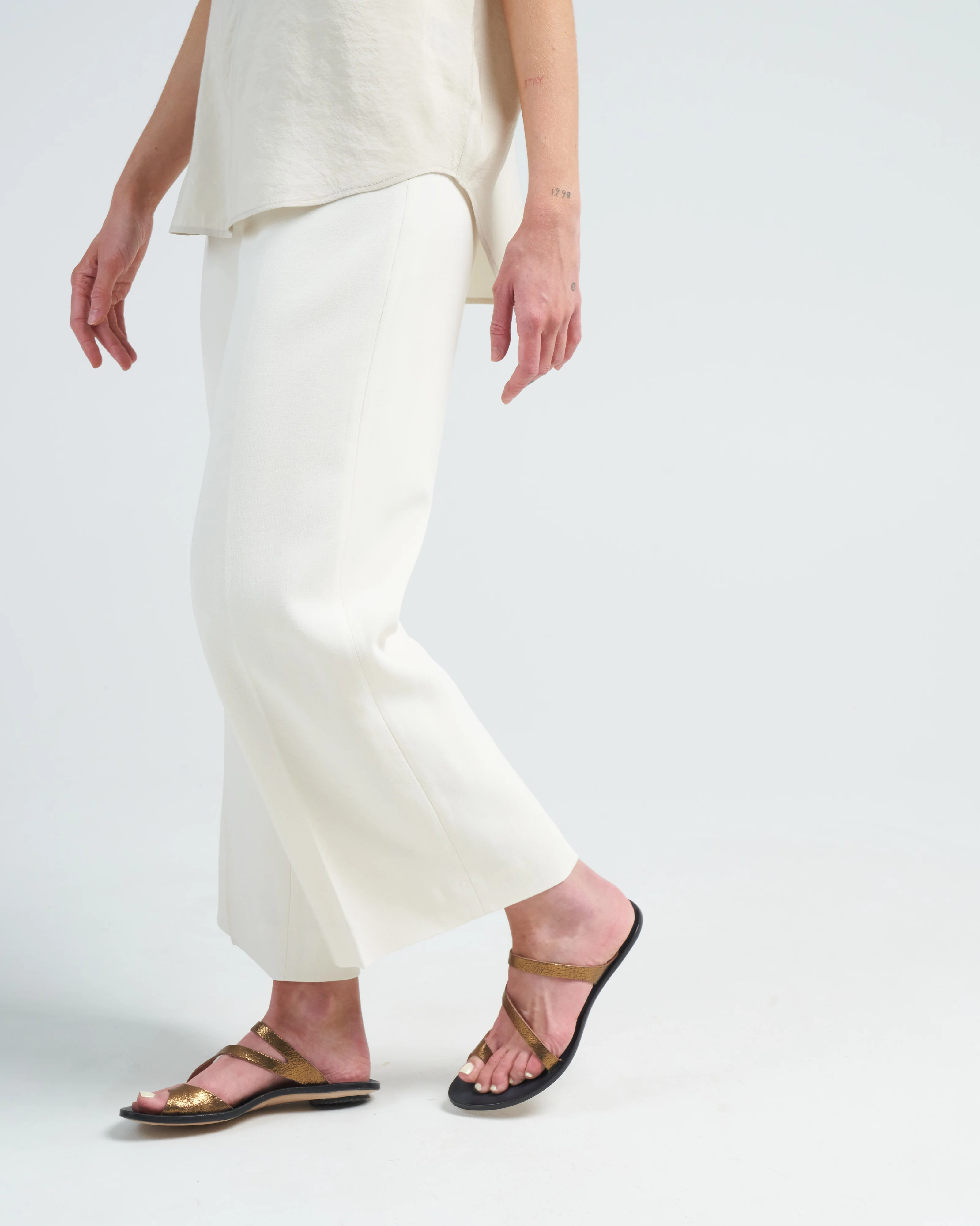 Womens Toteme Tailored Trousers In Cream