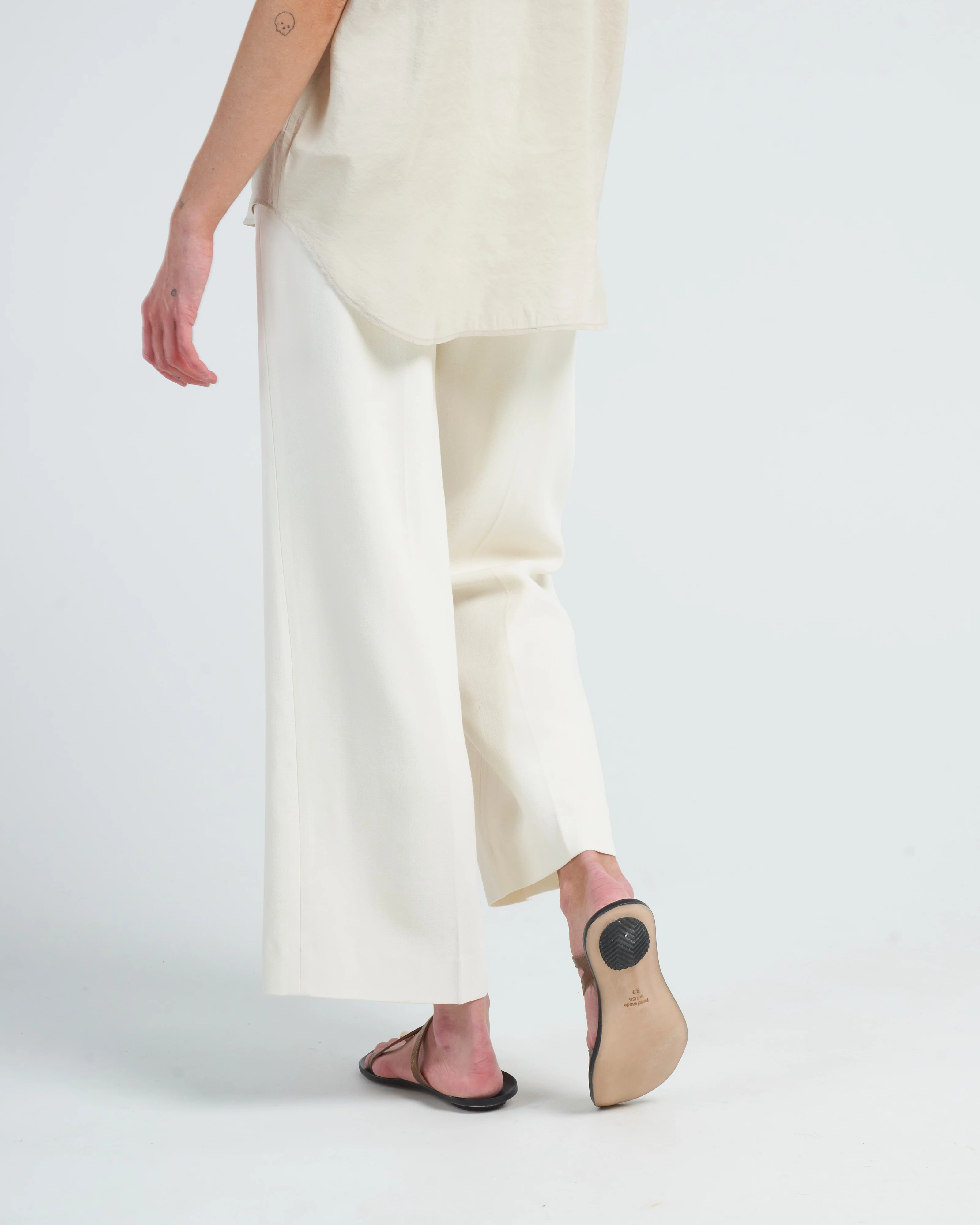 Womens Toteme Tailored Trousers In Cream