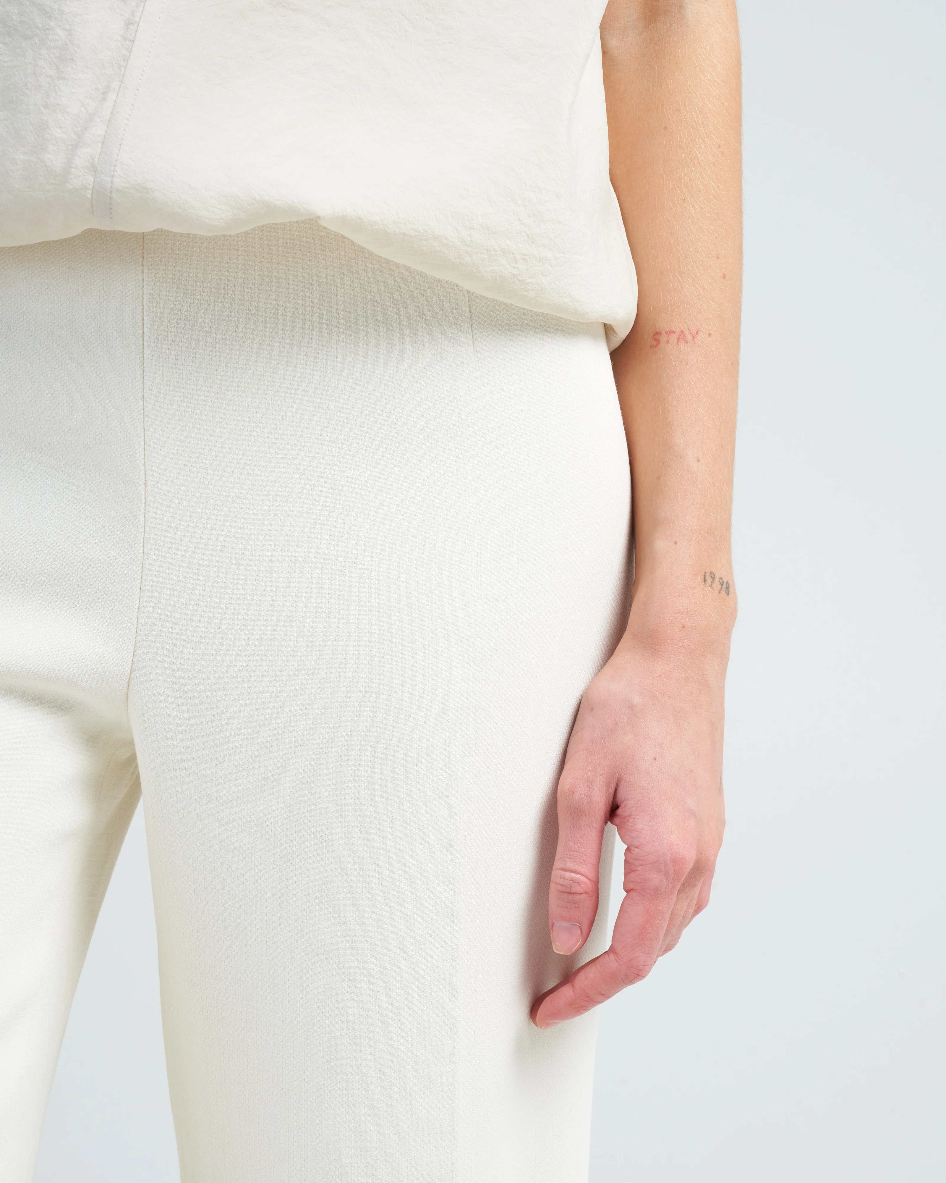 Womens Toteme Tailored Trousers In Cream