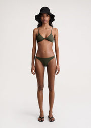 Womens Toteme Bikini Bottoms In Olive