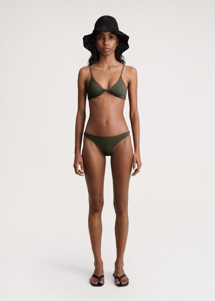 Womens Toteme Bikini Bottoms In Olive