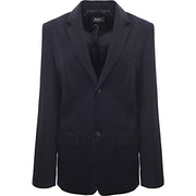 A.P.C. Mens Harry Wool Single Breasted Blazer in Blue
