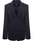 A.P.C. Mens Harry Wool Single Breasted Blazer in Blue