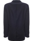 A.P.C. Mens Harry Wool Single Breasted Blazer in Blue