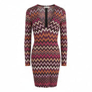 Missoni Womens Midi Dress in Purple