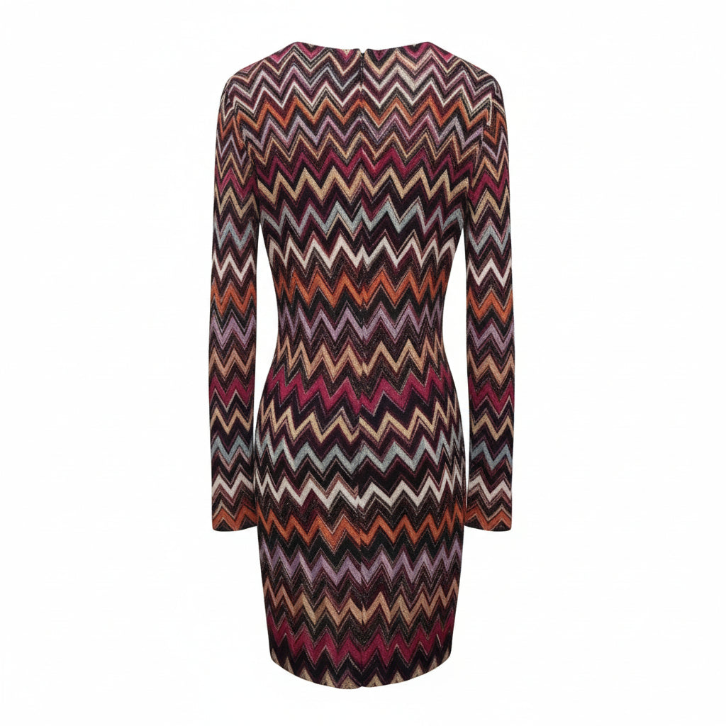 Missoni Womens Midi Dress in Purple