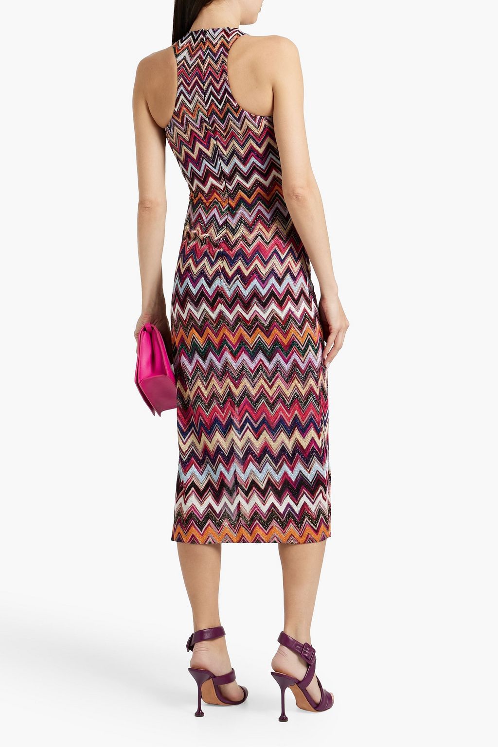 Missoni Women's Midi Dress in Purple