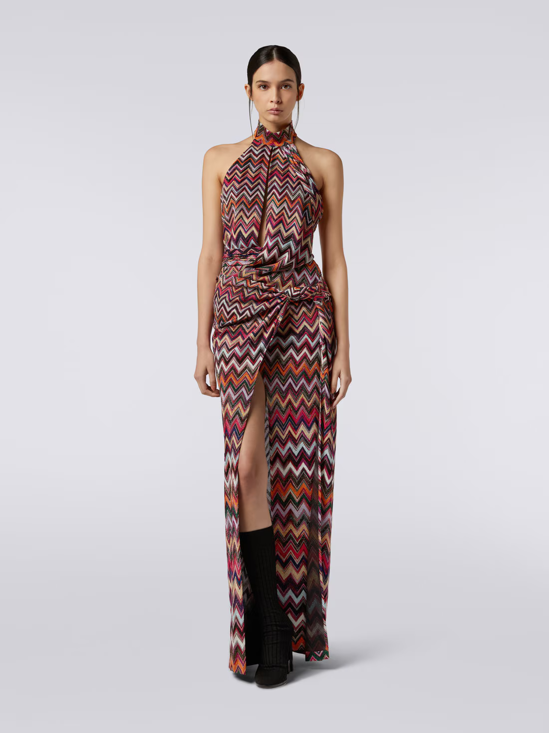 Missoni Women's Maxi Dress in Purple