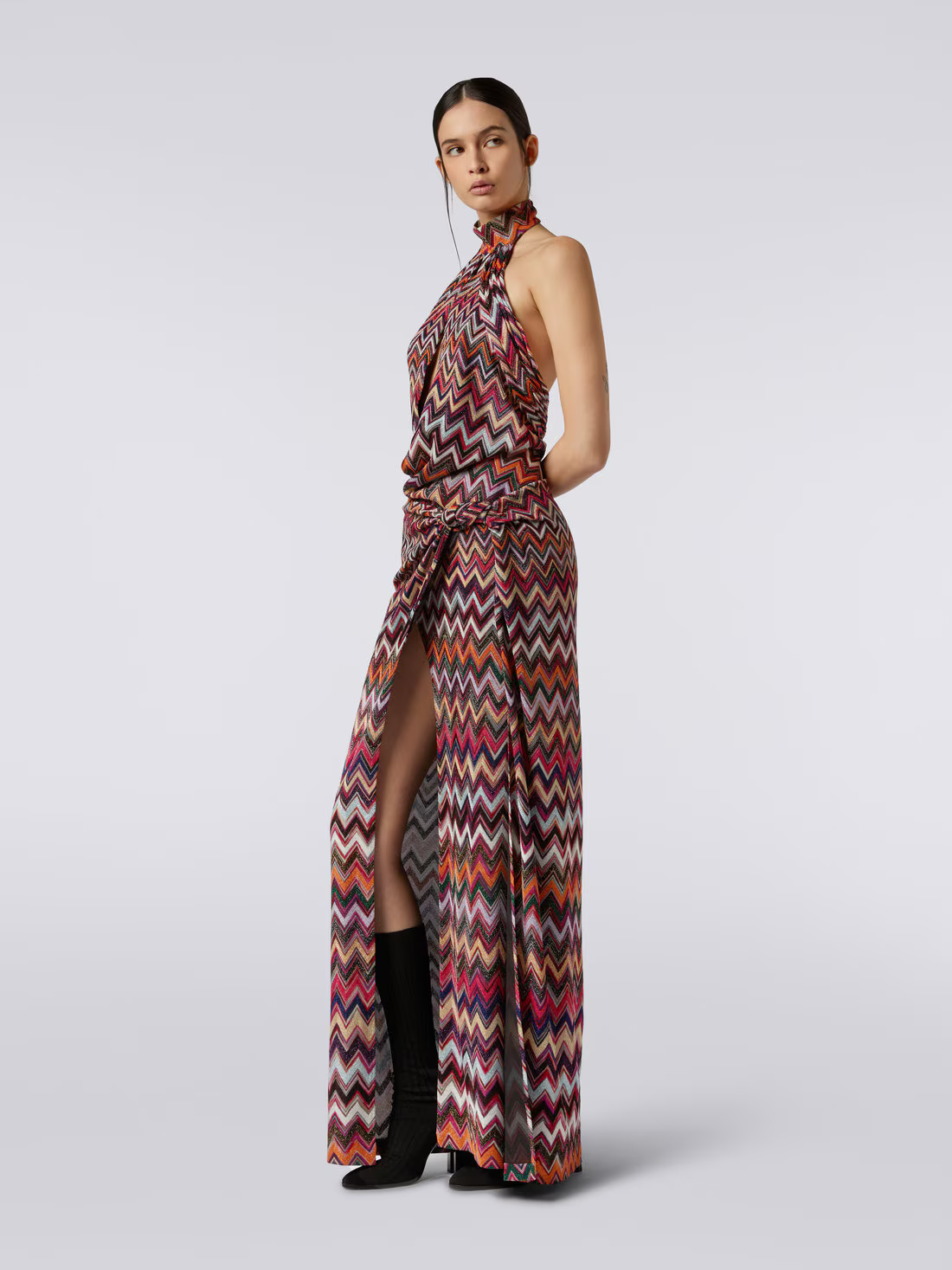 Missoni Women's Maxi Dress in Purple