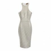 Missoni Womens Midi Dress in Gold