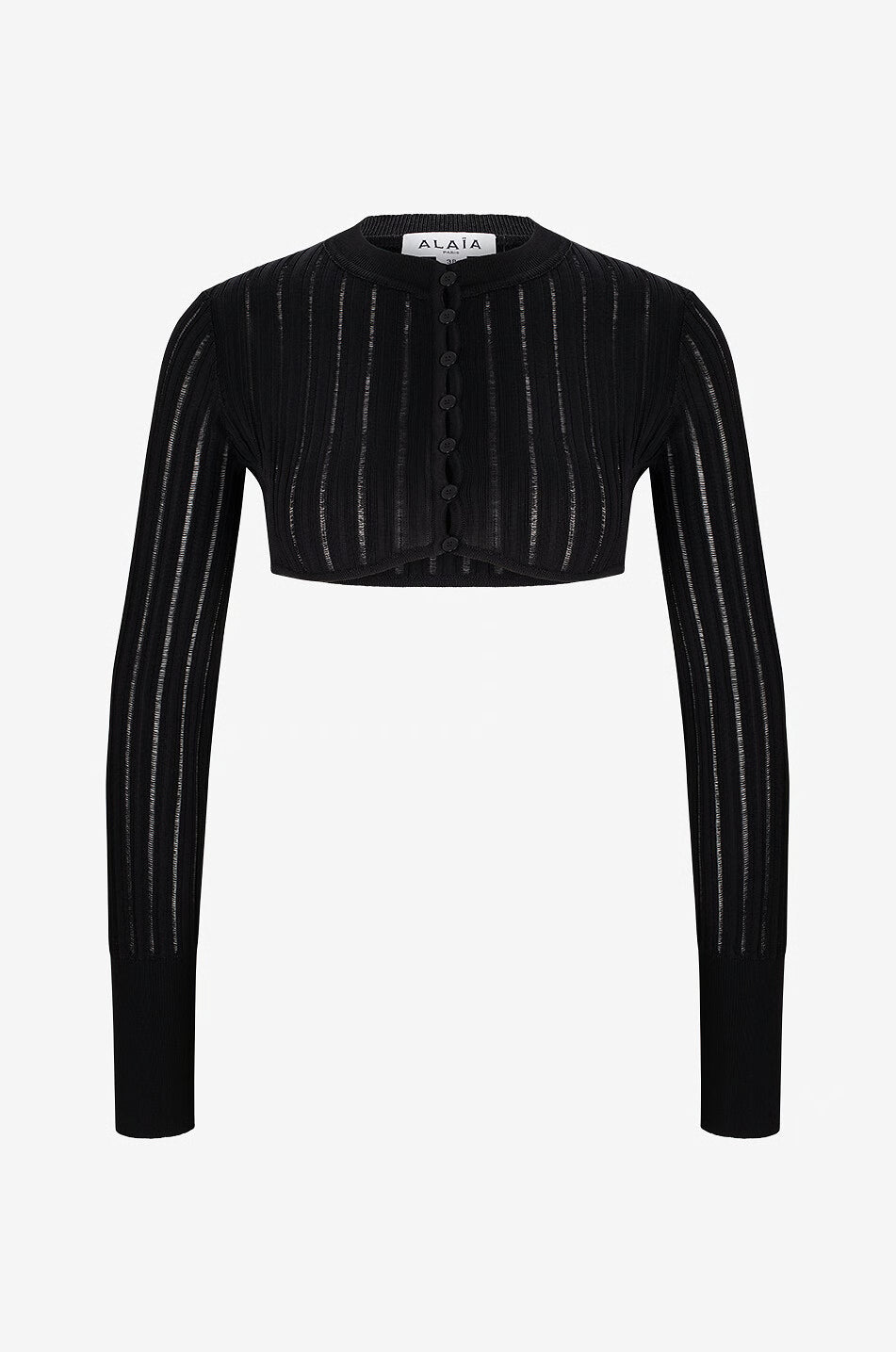 Womens Alaia Light Cardigans In Black